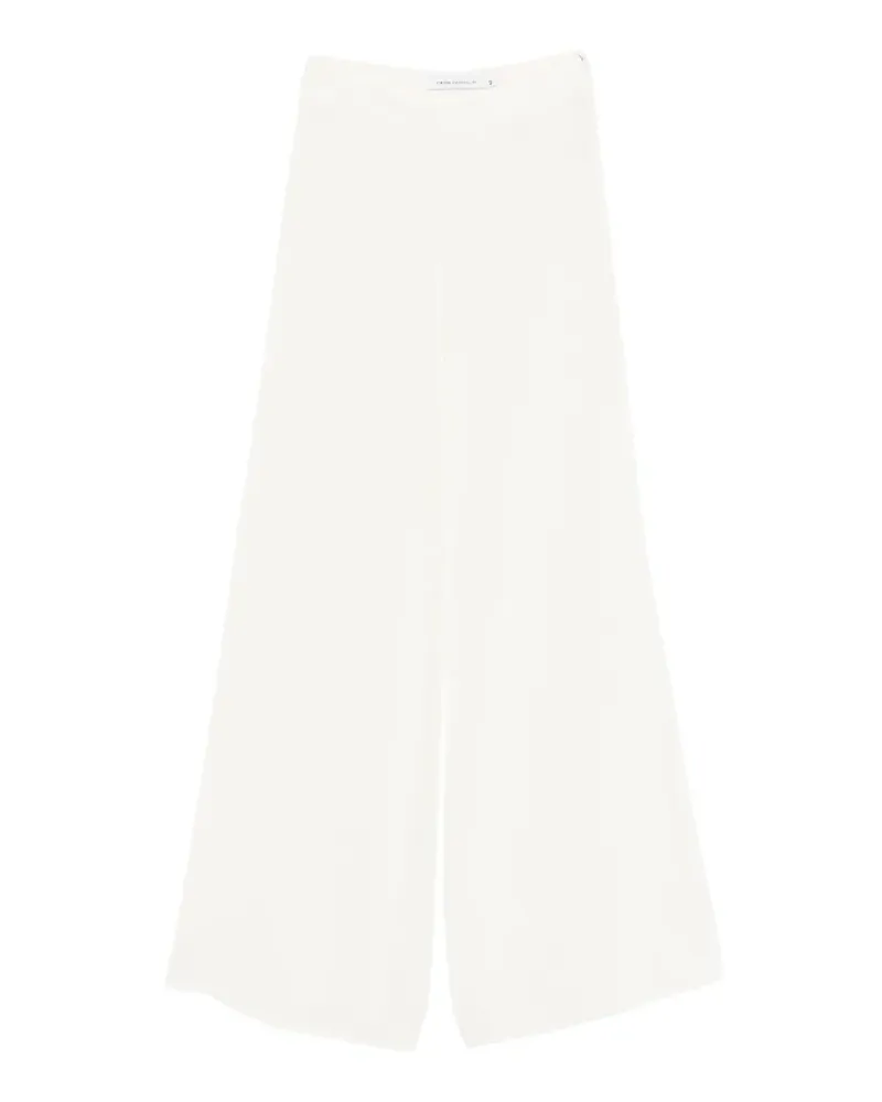 Simona Corsellini zip-fastening palazzo pants - Nude Nude