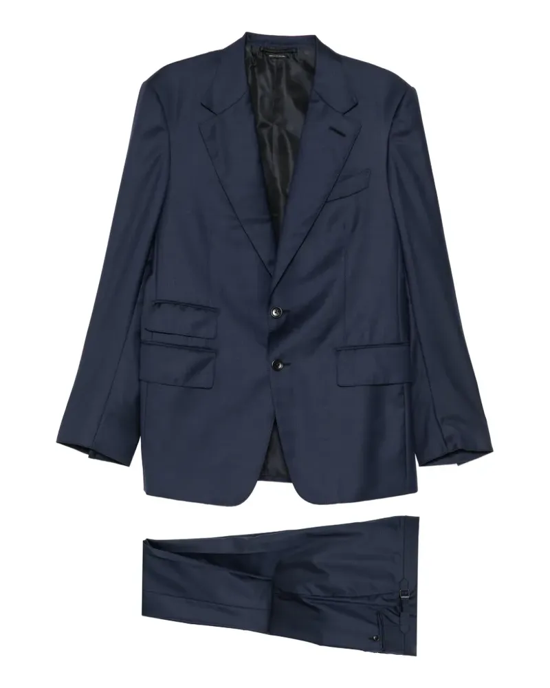 Tom Ford Shelton Grisaille Anzug - Blau Blau