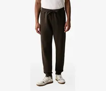Jogginganzug mit Logo-Patch (2er-Set) - Braun