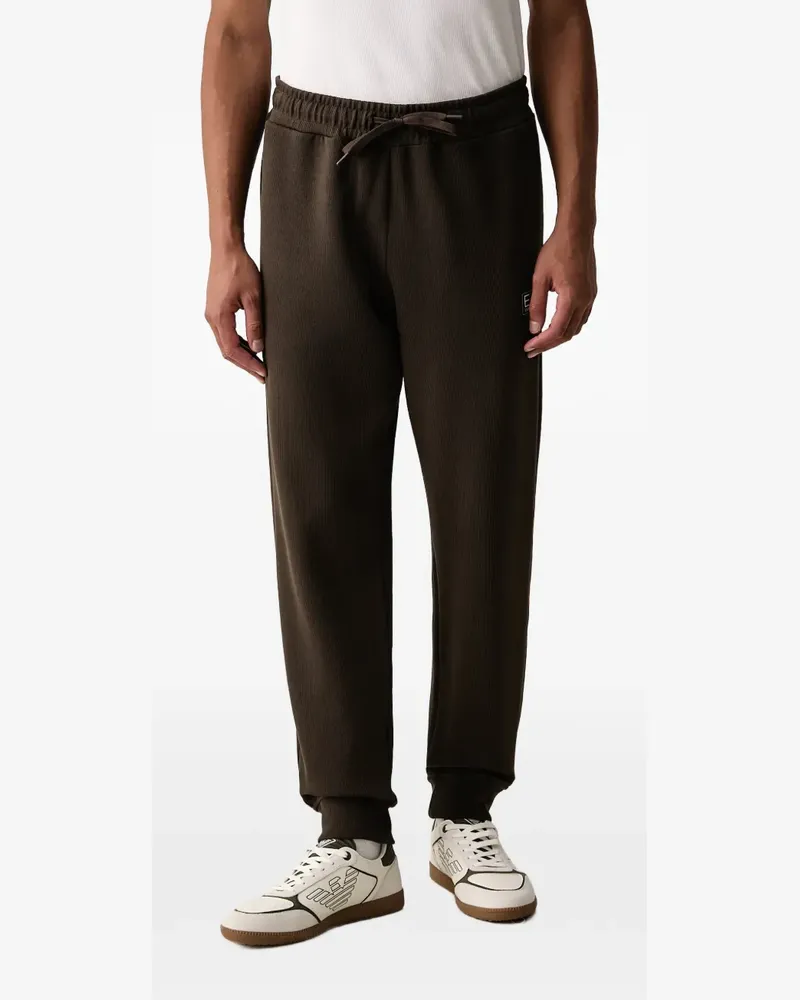 EA7 Jogginganzug mit Logo-Patch (2er-Set) - Braun Braun