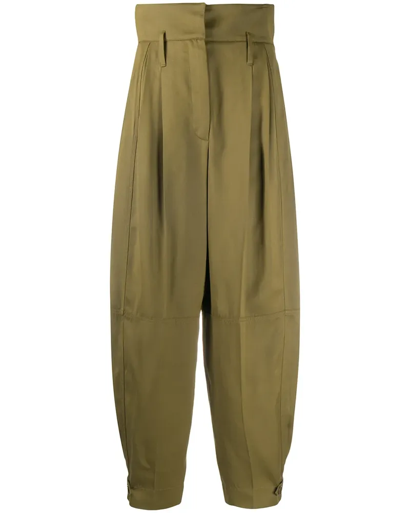 Givenchy Taillenhose im Military-Look - Grün Grün
