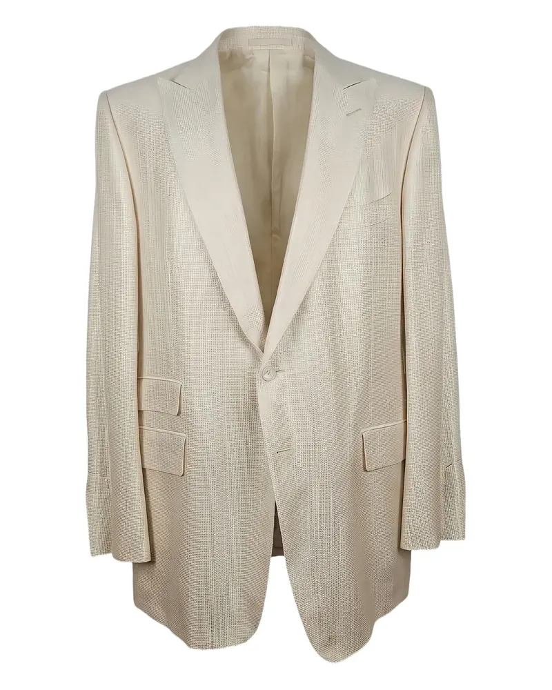 Tom Ford Einreihiges Sakko - Weiß Weiß