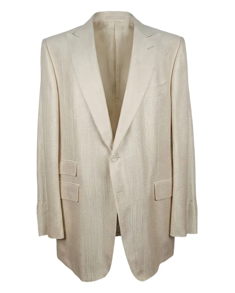 Tom Ford Einreihiges Sakko - Weiß Weiß