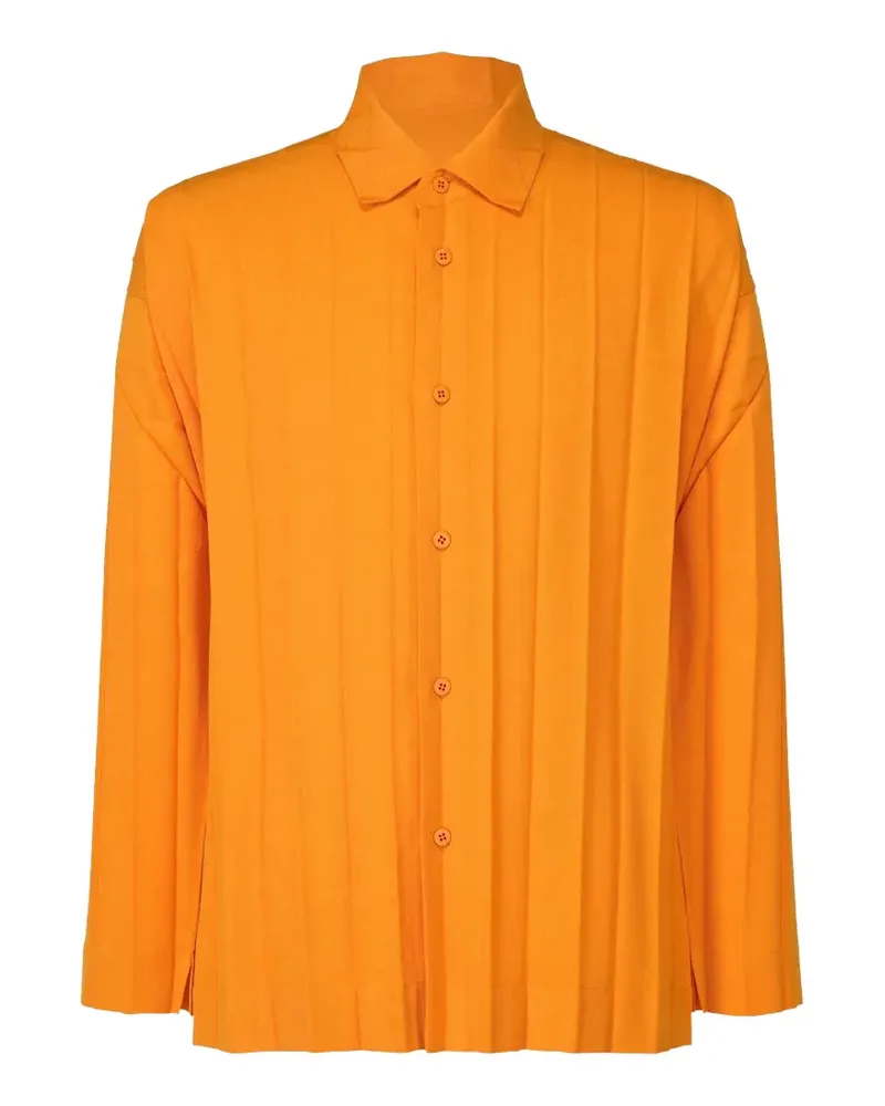 Issey Miyake Edge Ensemble shirt - Orange Orange