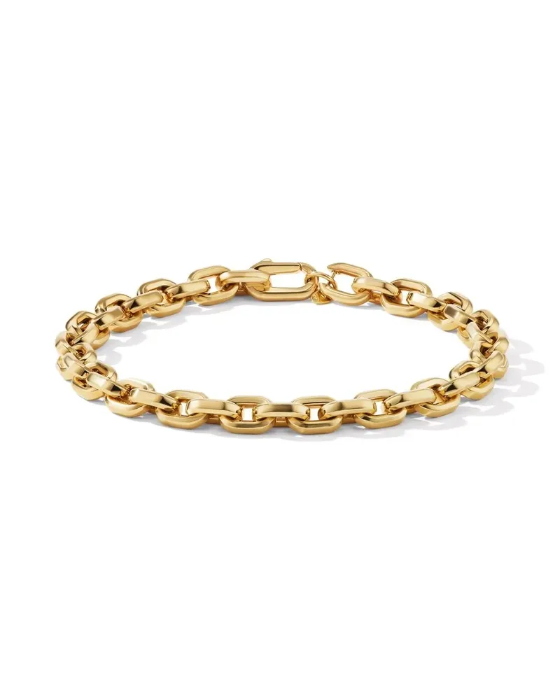 David Yurman 18kt Deco Gelbgoldarmband mit Kettengliedern (6,5mm Gold
