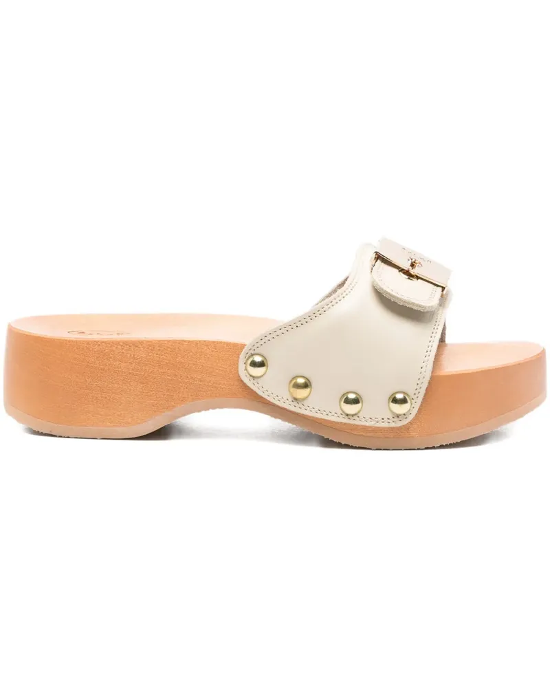 Scholl Pescura Sandalen mit Schnallenverschluss 45mm - Nude Nude