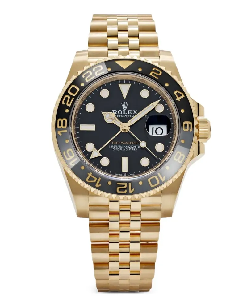 Rolex 2025 GMT-Master II Armbanduhr mit schwarzem Zifferblatt 40mm Schwarz