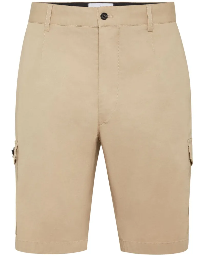 Philipp Plein Cargo-Shorts mit Logo-Schild - Nude Nude