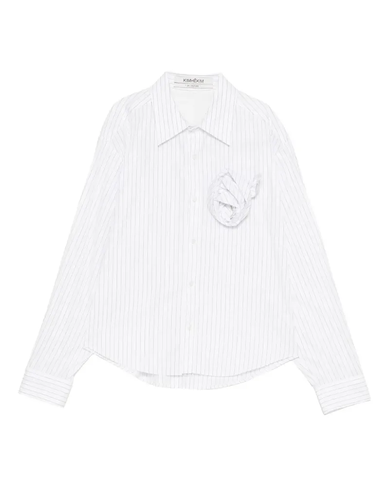 KIMHEKIM striped shirt - Weiß Weiß