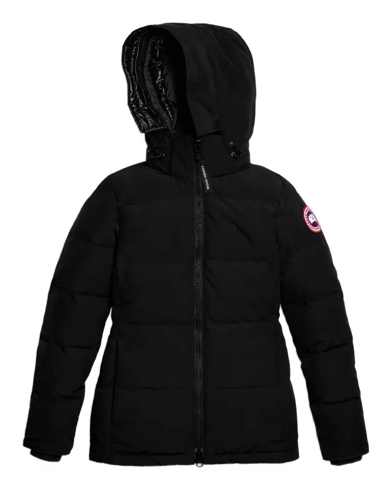 Canada Goose high-collar hooded puffer jacket - Schwarz Schwarz