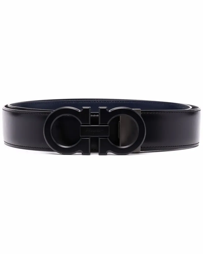 Ferragamo Gürtel mit Logo-Schnalle - Schwarz Schwarz