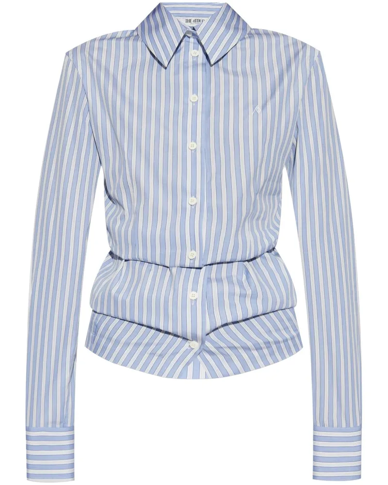 ATTICO Gestreiftes Hemd - Blau Blau