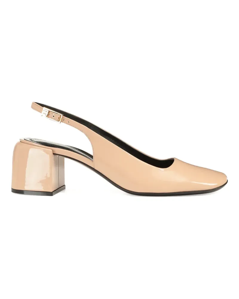Sergio Rossi Convex Pumps mit eckiger Kappe - Nude Nude
