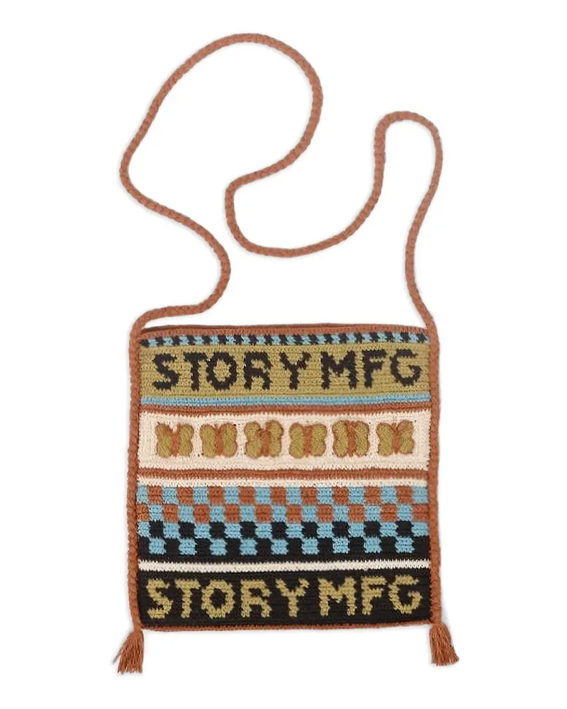 STORY mfg. Stash Schultertasche - Grün Grün