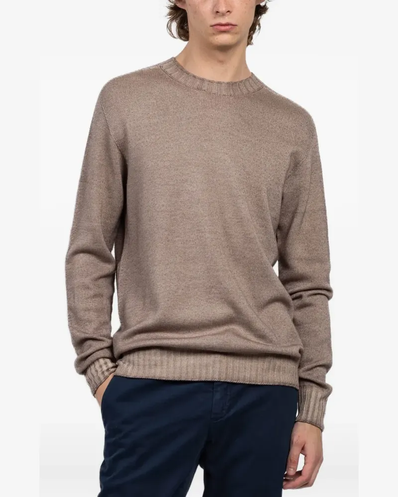 FRADI crew-neck sweater - Nude Nude