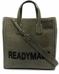 READYMADE Großer Shopper mit Logo Grün