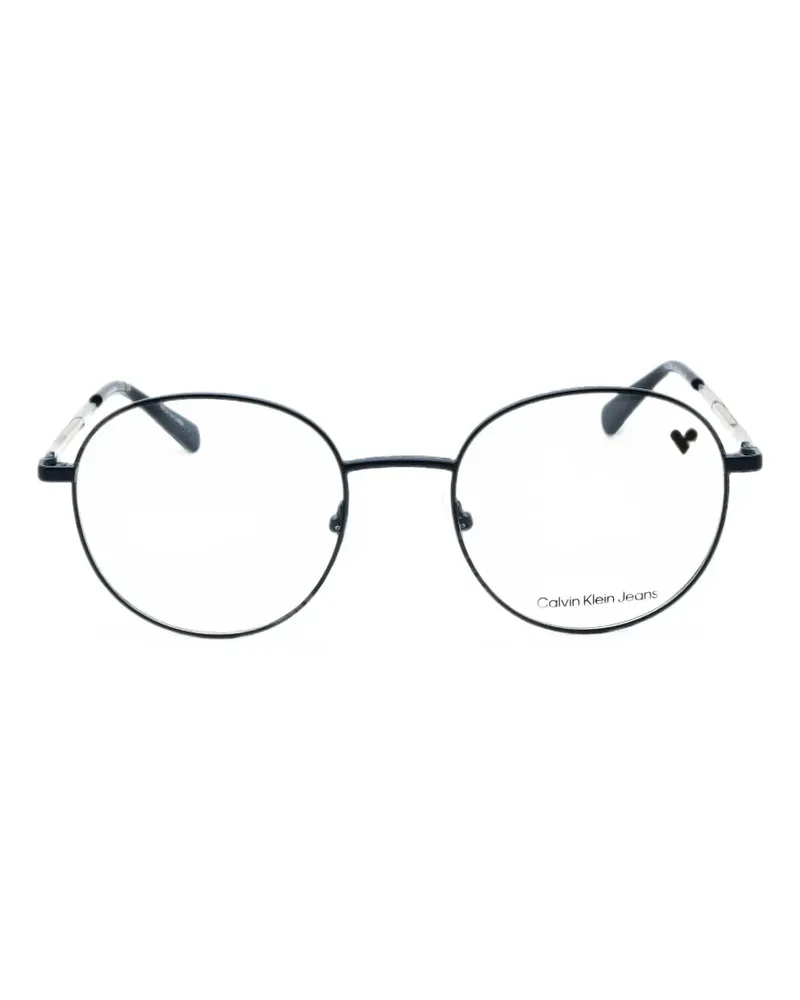 Calvin Klein Brille mit rundem Gestell - Schwarz Schwarz