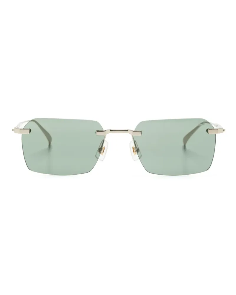 Dunhill Sonnenbrille mit eckigem Gestell - Gold Gold