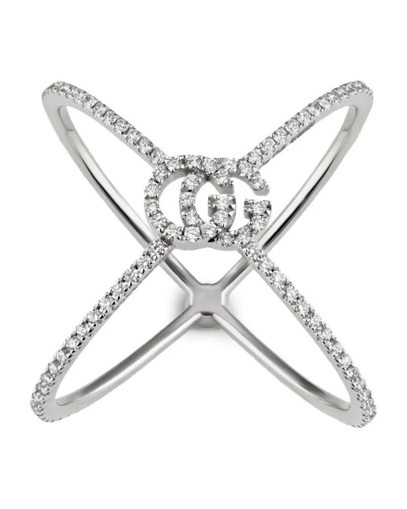 Gucci 18kt Running Weißgoldring - Silber Silber