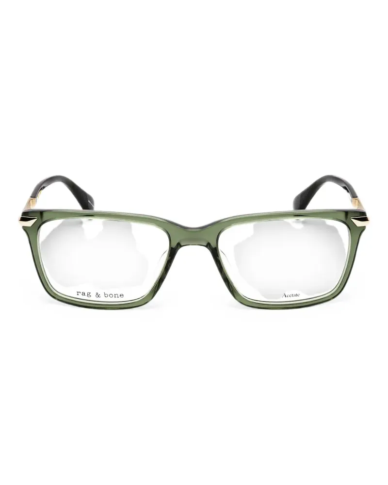 Rag & Bone rectangle-frame glasses - Grün Grün