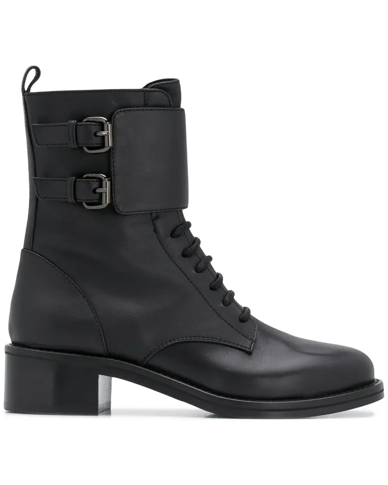 Le Silla Stiefel mit Schnürung - Schwarz Schwarz