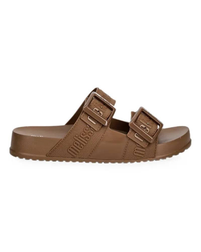 Melissa Cozy Slide M-Lover logo-print slides - Braun Braun