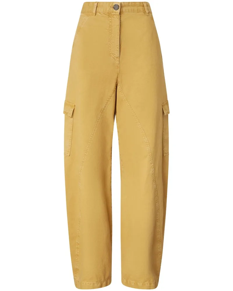 Pinko Cargohose mit Streifendetail - Nude Nude