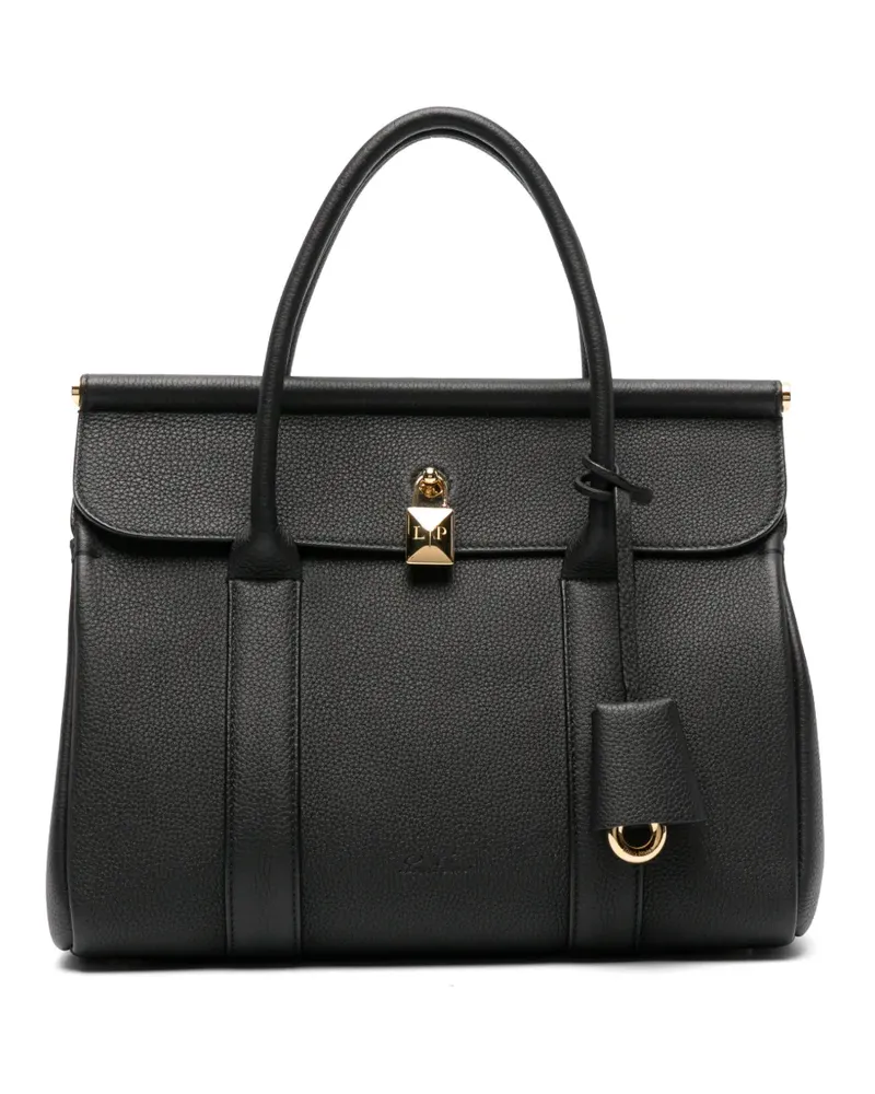 Loro Piana Loom Tasche L25 - Schwarz Schwarz