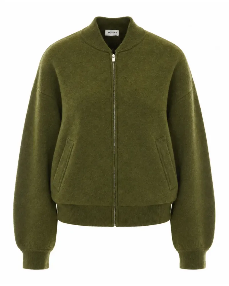 Not Shy Twila zip-up jacket - Grün Grün