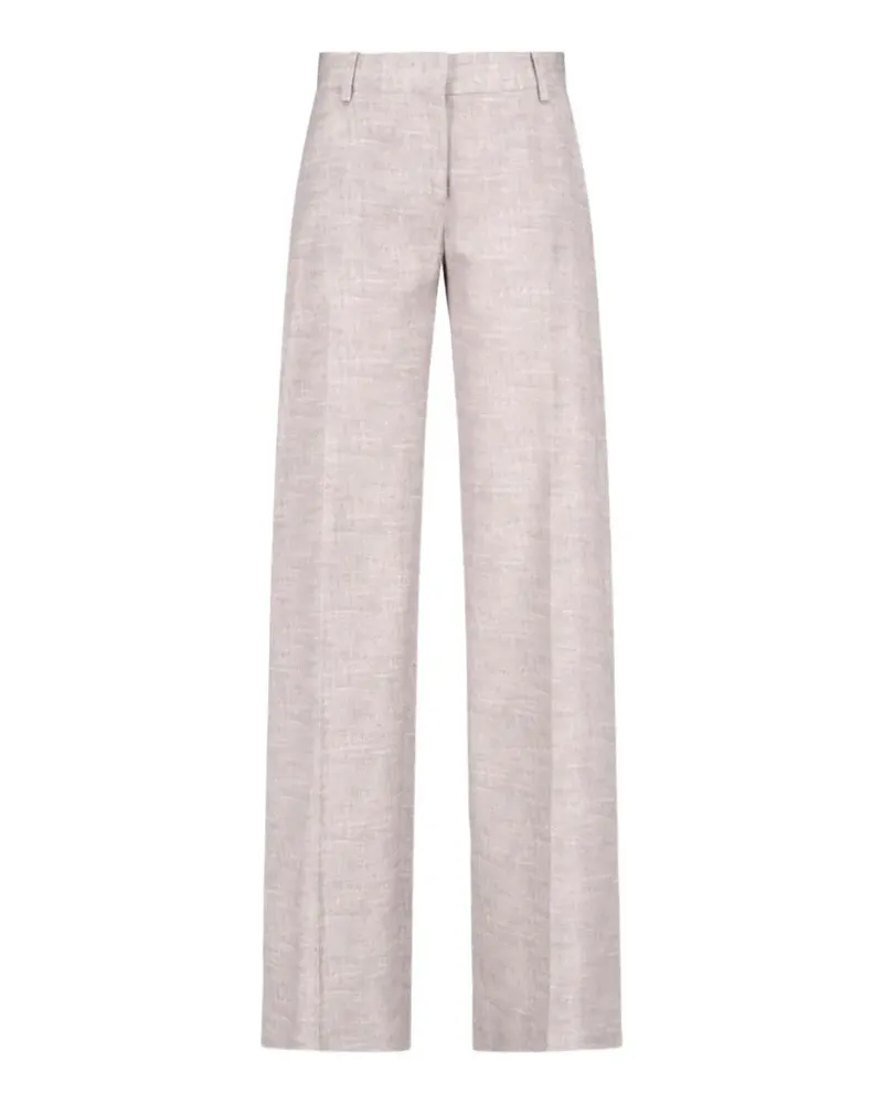 Ermanno Scervino Klassische Wide-Leg-Hose mit Bügelfalten - Nude Nude