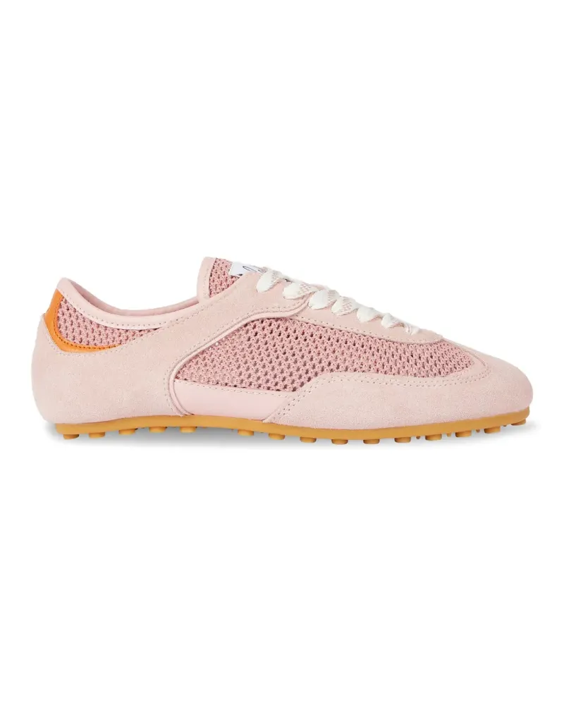 Paul Smith Samara mesh-panelled suede sneakers - Rosa Rosa