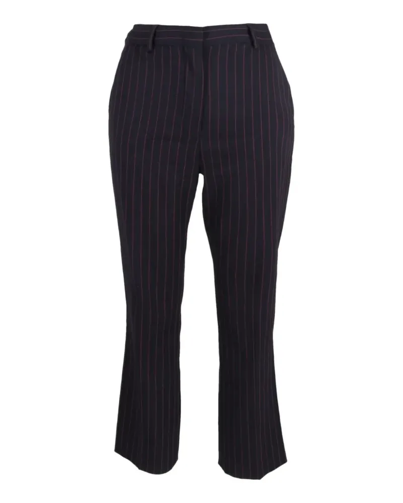 Max Mara pinstripe high-rise trousers - Schwarz Schwarz