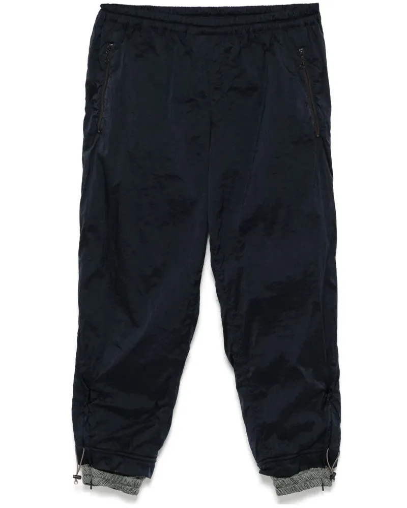 kolor Jogginghose im Layering-Look - Blau Blau