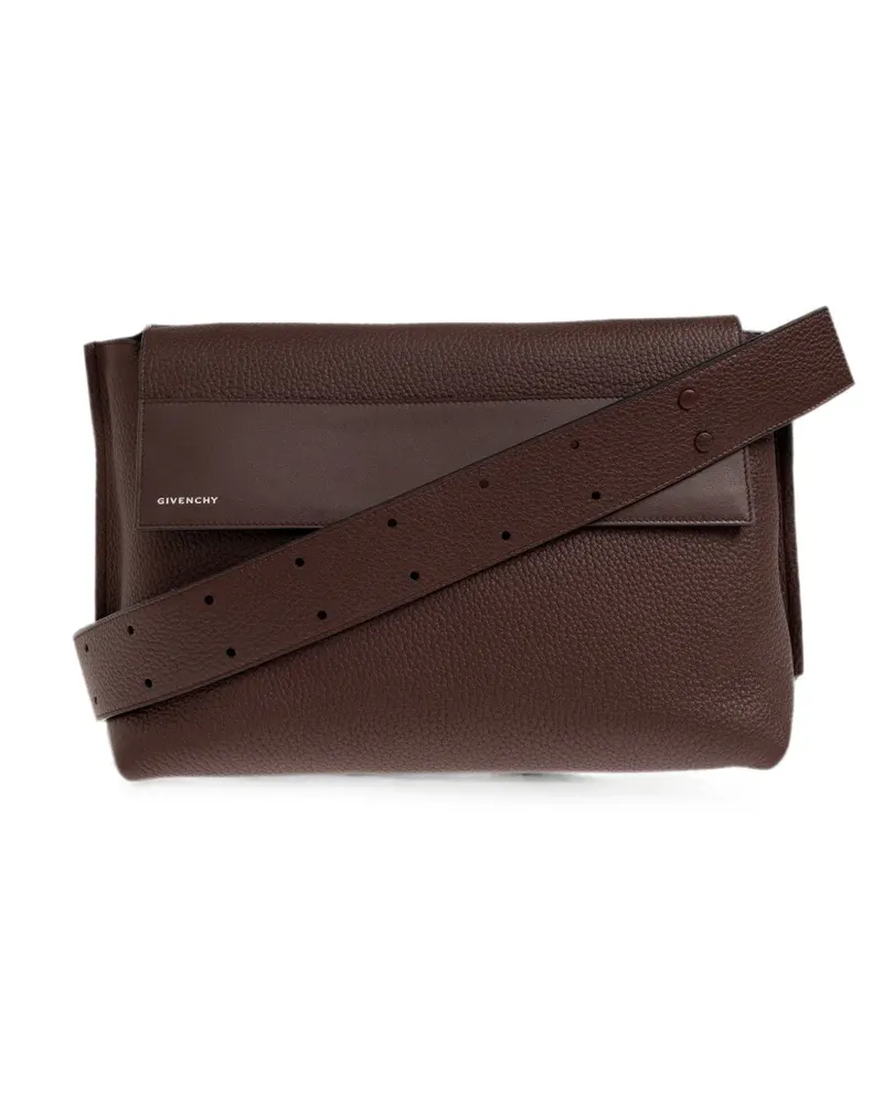 Givenchy medium logo-print shoulder bag - Braun Braun