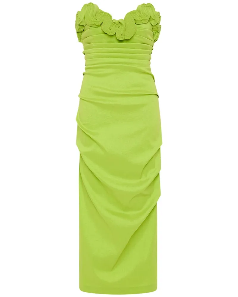 Rachel Gilbert Ren Midikleid - Grün Grün