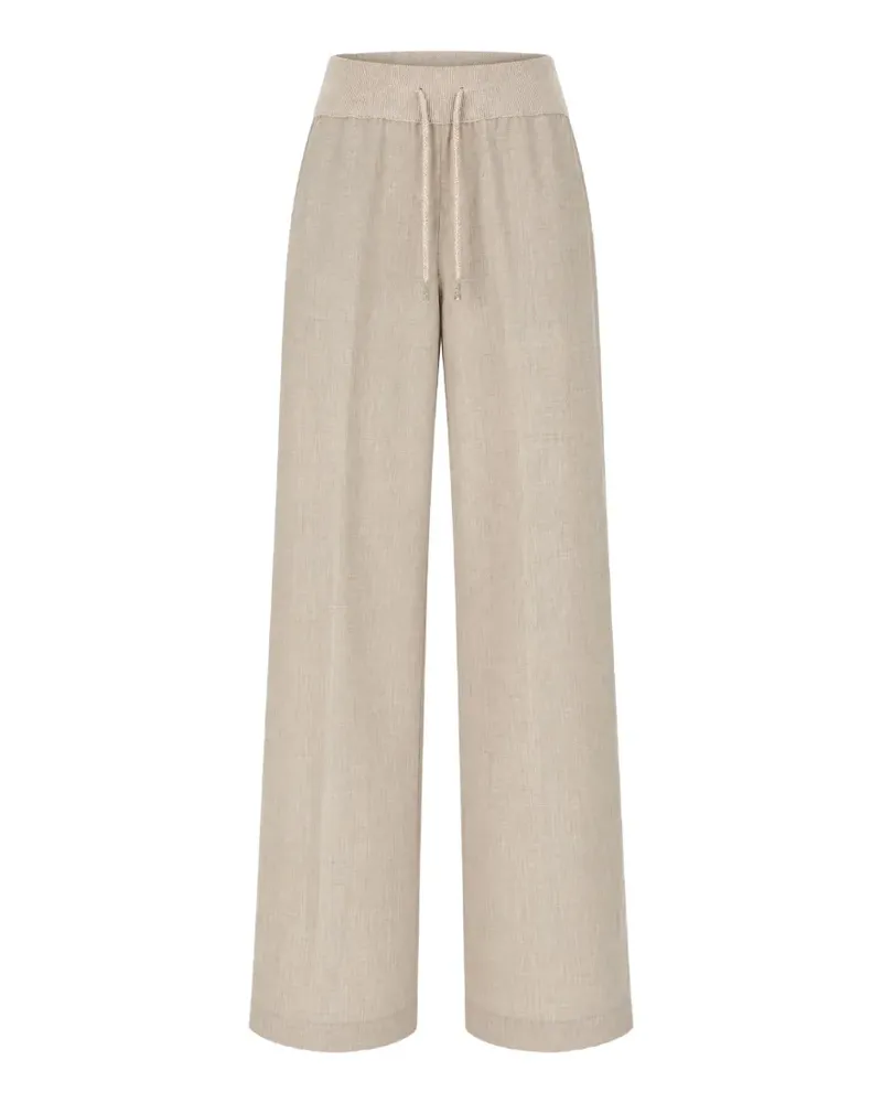 PANICALE Cashmere Hose mit Kordelzug - Nude Nude