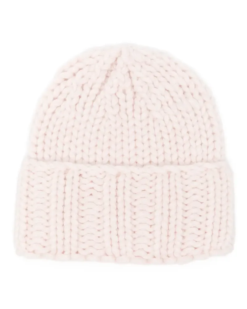 Warm-ME Gerippte Beanie - Nude Nude