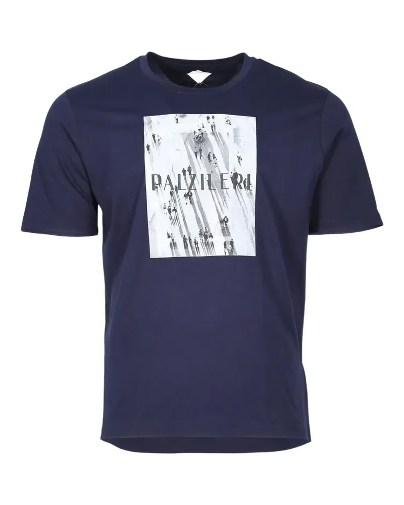Pal Zileri graphic print T-shirt - Blau Blau
