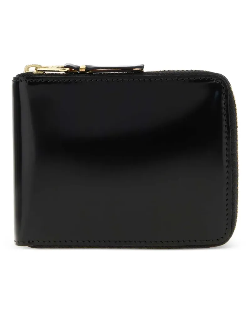 Comme des Garçons zip-around leather wallet - Schwarz Schwarz