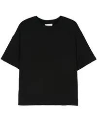 Laneus T-Shirt mit Logo-Patch Schwarz