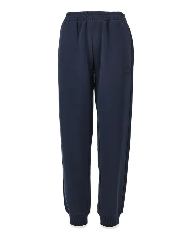 Emporio Armani logo-embroidered track pants - Blau Blau
