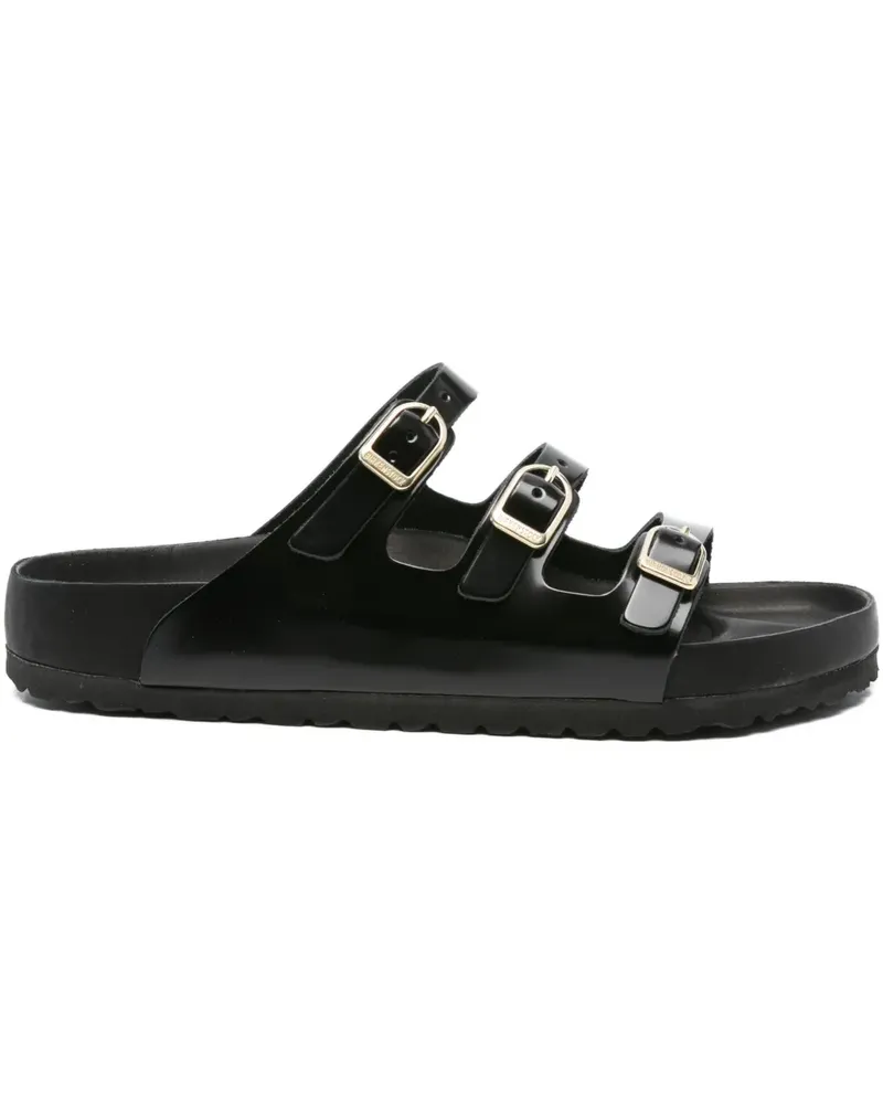 Birkenstock Florida Fresh Sandalen mit Dreifachschnalle - Schwarz Schwarz