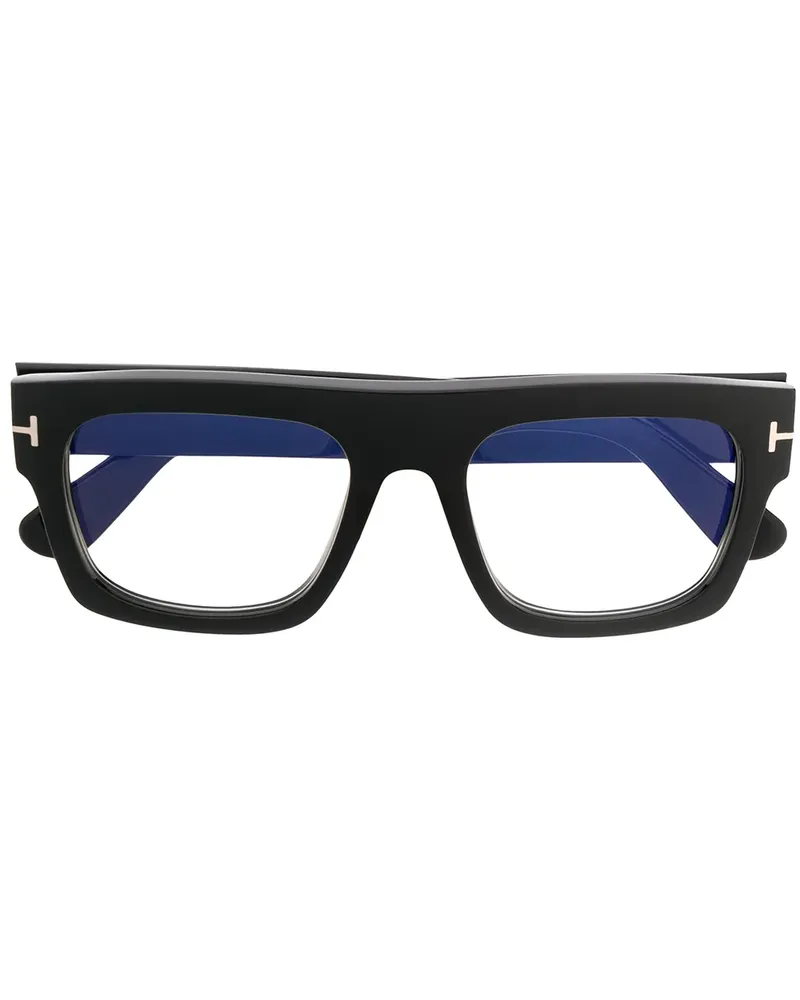 Tom Ford Eckige Brille - Schwarz Schwarz