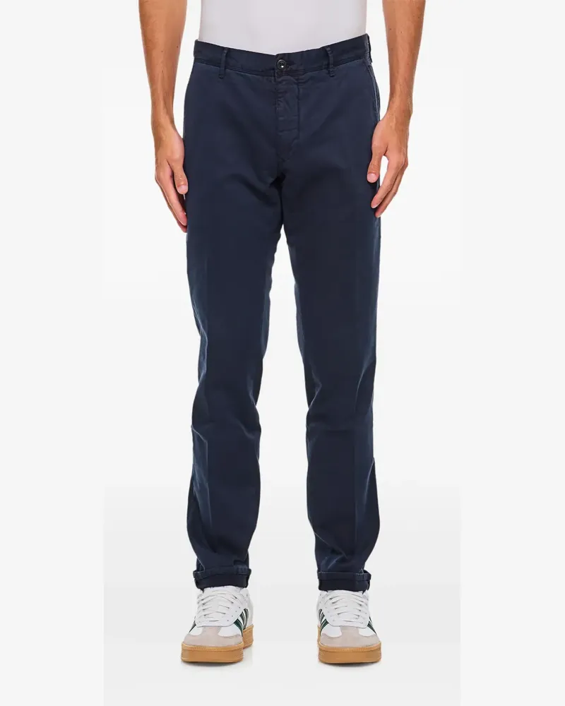 Incotex Hose mit geknöpftem Hosenschlitz - Blau Blau