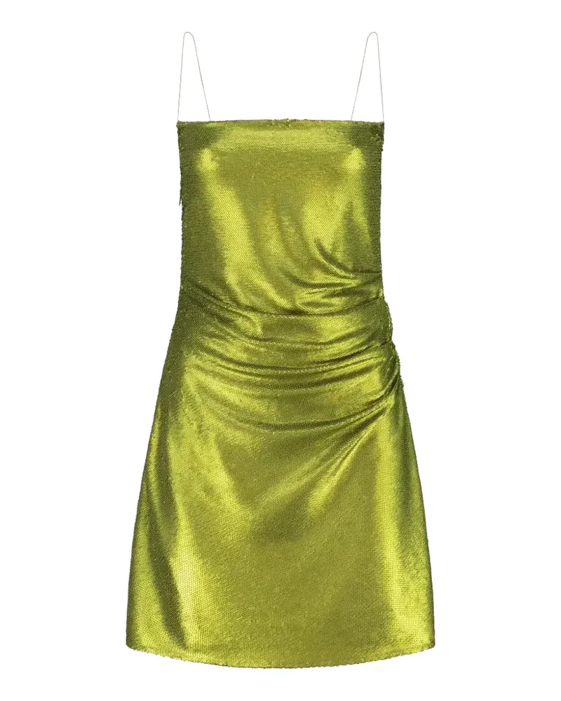 GAUGE81 Drapiertes Minikleid mit Pailletten - Grün Grün