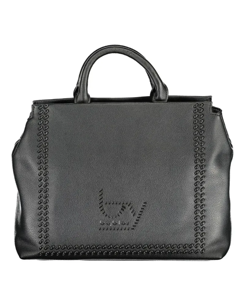 Byblos stud-embellished logo-detail tote bag - Schwarz Schwarz