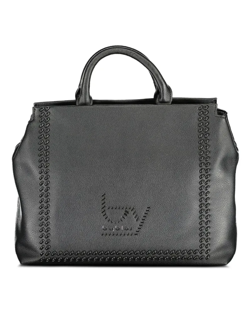 Byblos stud-embellished logo-detail tote bag - Schwarz Schwarz