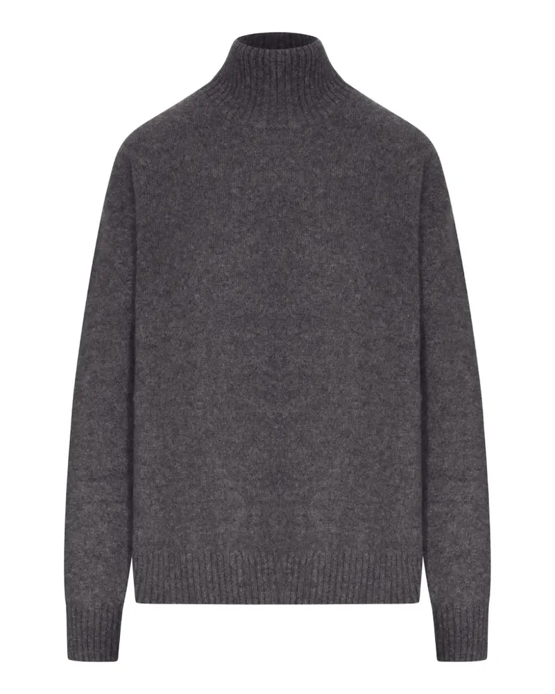 Max Mara Max Mara high-neck knitted sweater - Grau Grau