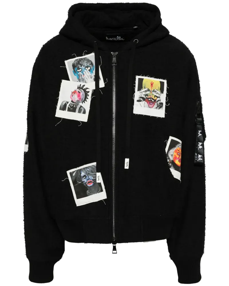 Haculla Polaroid Collection Bomberjacke - Schwarz Schwarz
