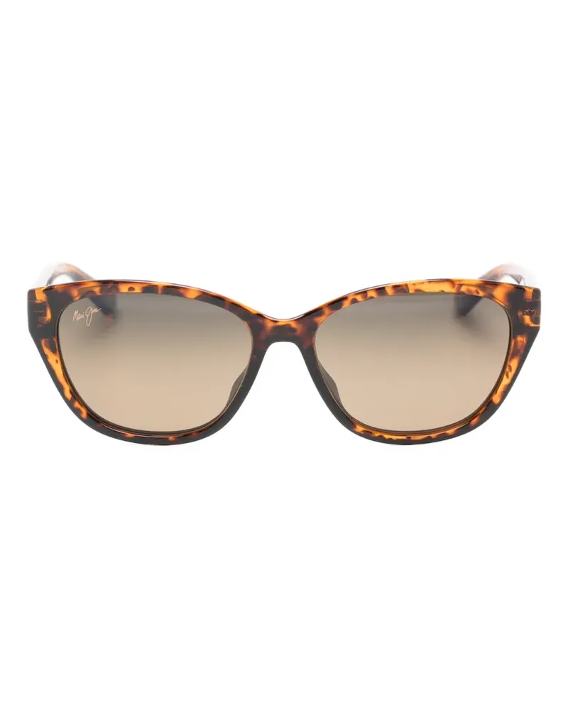 Maui Jim Pūnono Cat-Eye-Sonnenbrille - Braun Braun
